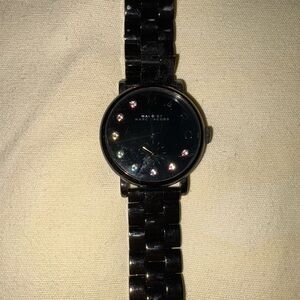 Black Watch with Crystal Accents